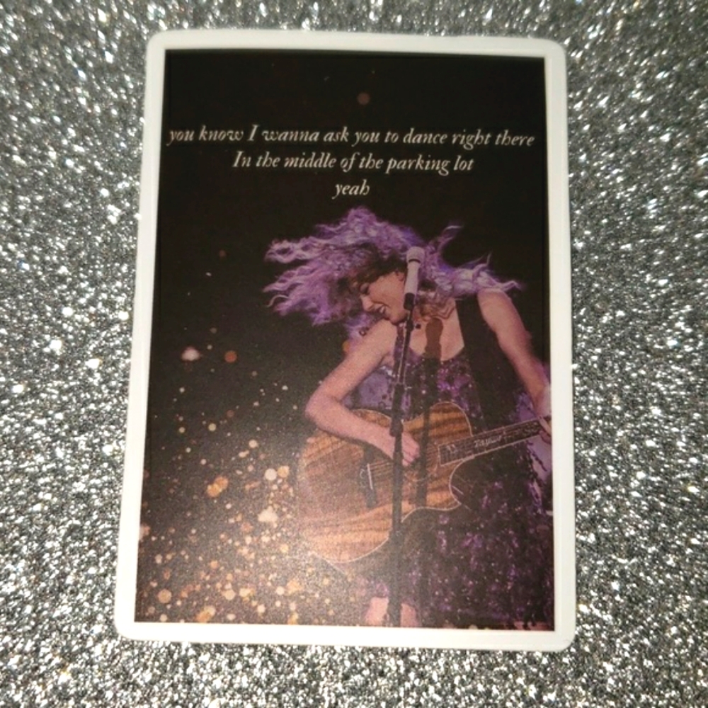 10/$10 Taylor Swift FEARLESS Waterproof Sticker GUITAR